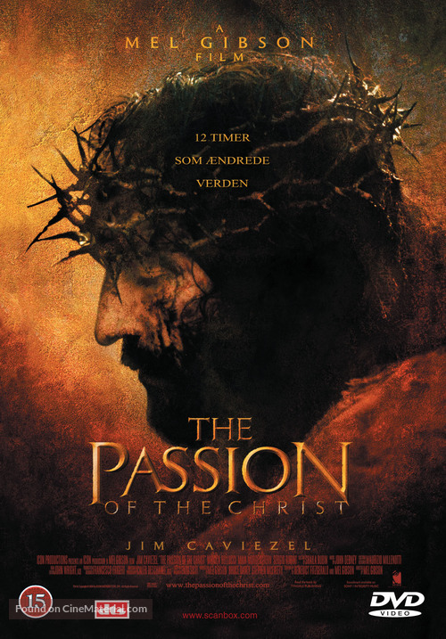 The Passion of the Christ - Danish DVD movie cover