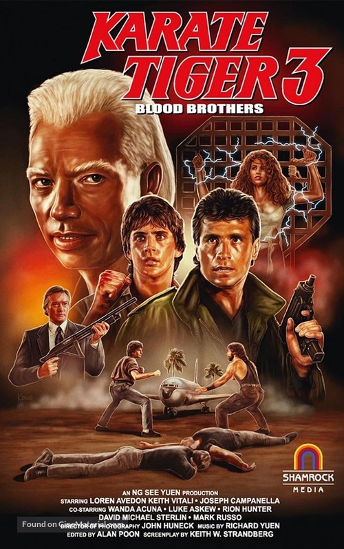 No Retreat, No Surrender 3: Blood Brothers - German Blu-Ray movie cover