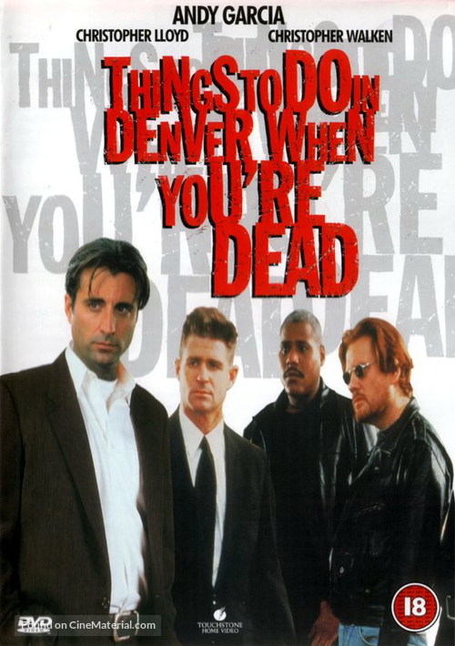 Things to Do in Denver When You&#039;re Dead - British DVD movie cover