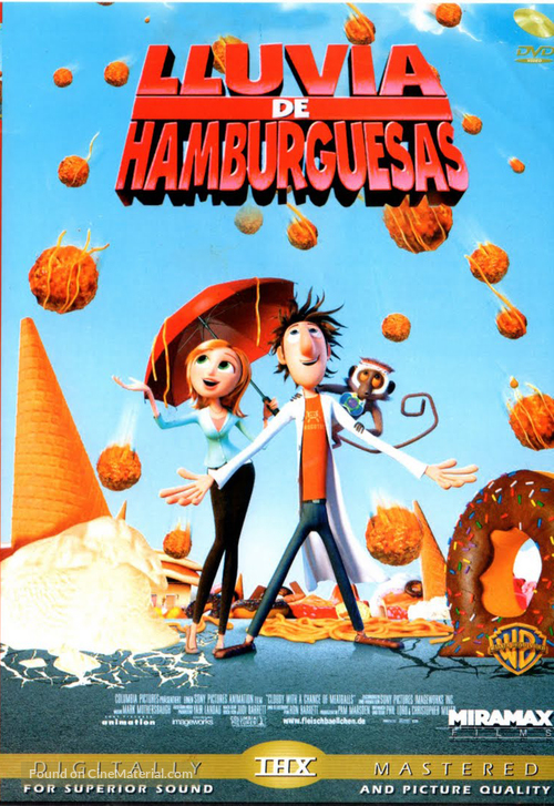 Cloudy with a Chance of Meatballs - Argentinian Movie Cover