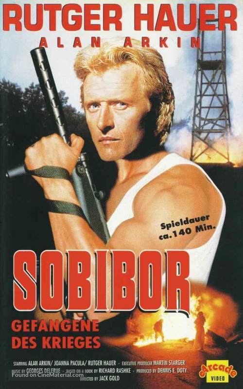Escape From Sobibor - German VHS movie cover