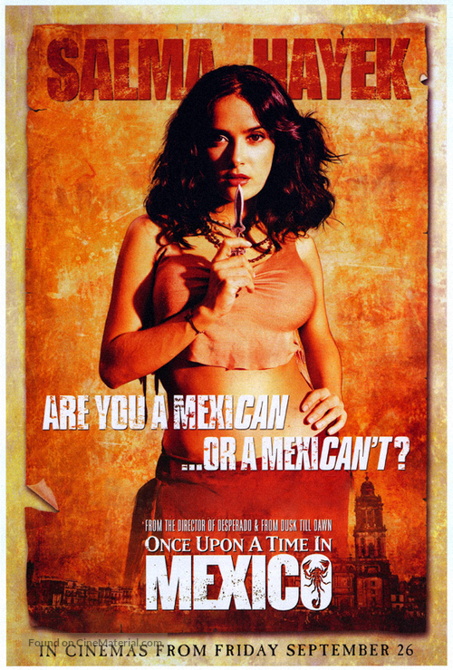 Once Upon A Time In Mexico - British Movie Poster