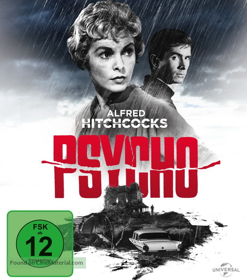 Psycho - German Blu-Ray movie cover