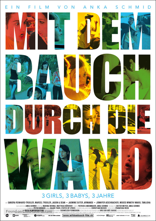 Mit dem Bauch durch die Wand - Swiss Movie Poster