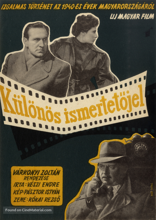 K&uuml;l&ouml;n&ouml;s ismertet&ouml;jel - Hungarian Movie Poster