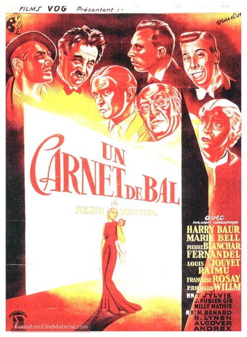 Un carnet de bal - French Movie Poster