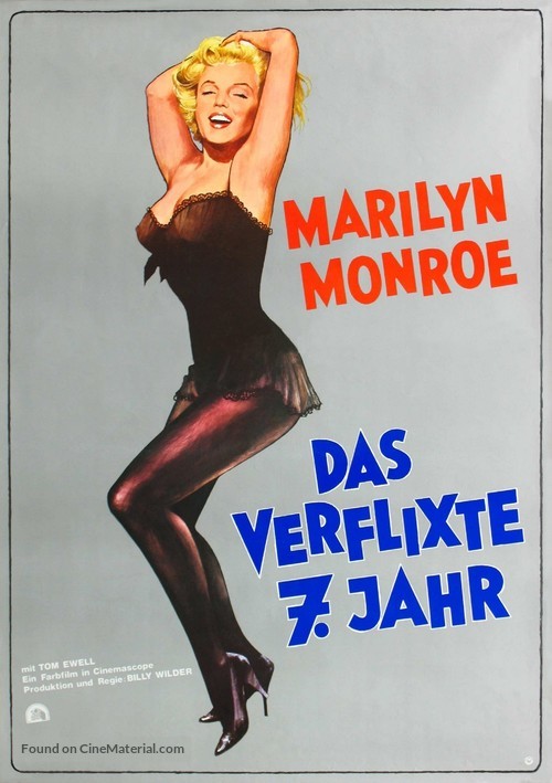 The Seven Year Itch - German Movie Poster