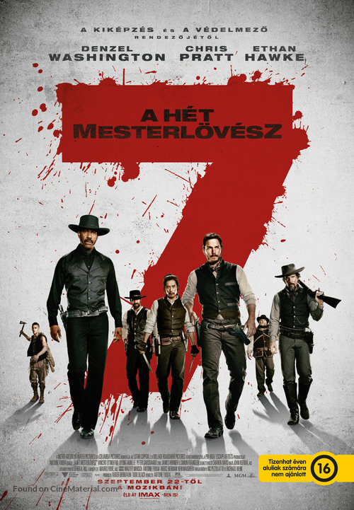 The Magnificent Seven - Hungarian Movie Poster