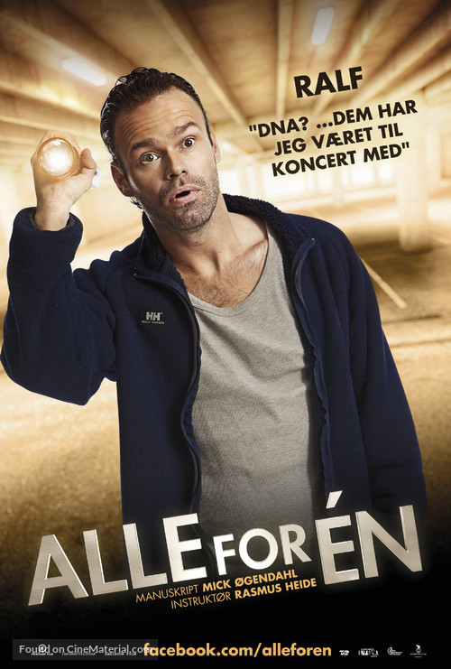 Alle for &eacute;n - Danish Movie Poster