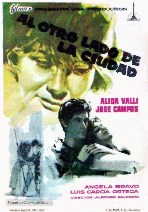 Al otro lado de la ciudad - Spanish Movie Poster
