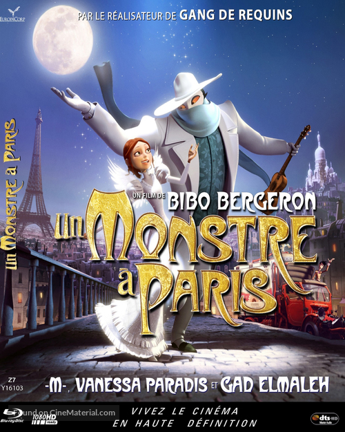 Un monstre &agrave; Paris - French Blu-Ray movie cover