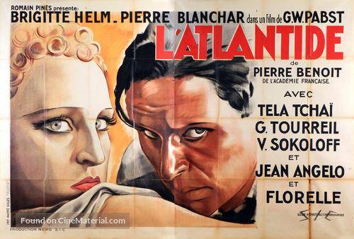 L&#039;Atlantide - French Movie Poster