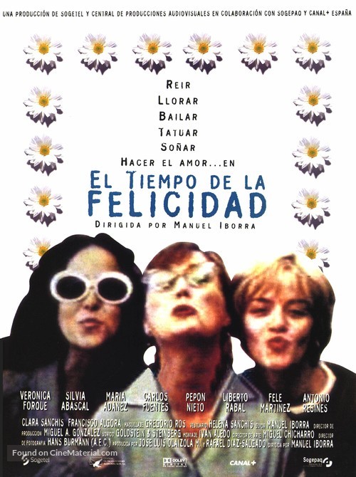 El tiempo de la felicidad - Spanish Movie Poster