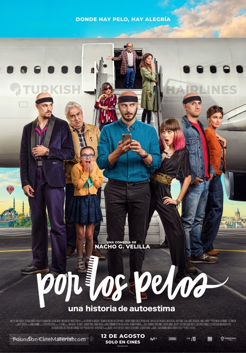 Por los pelos - Spanish Movie Poster