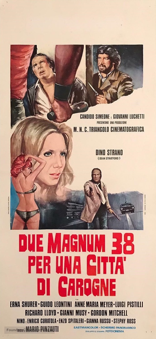 Due Magnum .38 per una citt&agrave; di carogne - Italian Movie Poster