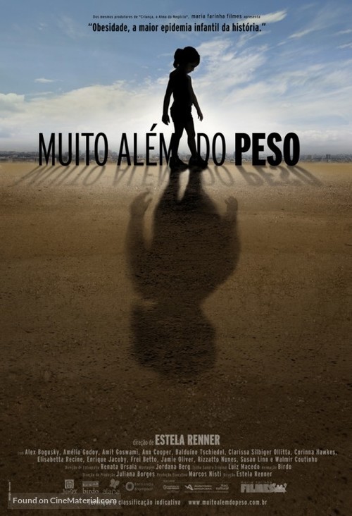 Muito Al&eacute;m do Peso - Brazilian Movie Poster