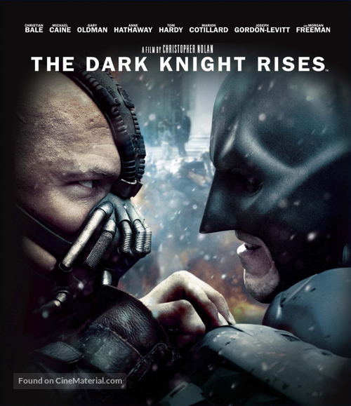 The Dark Knight Rises - Japanese Blu-Ray movie cover