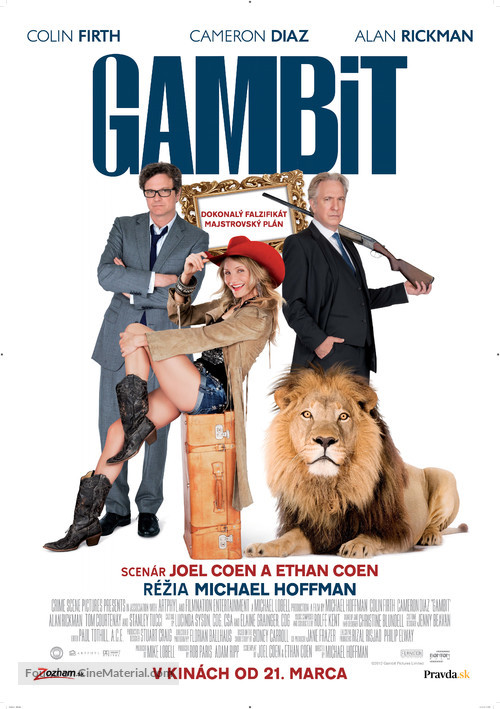 Gambit - Slovak Movie Poster