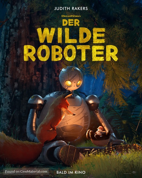 The Wild Robot - German Movie Poster