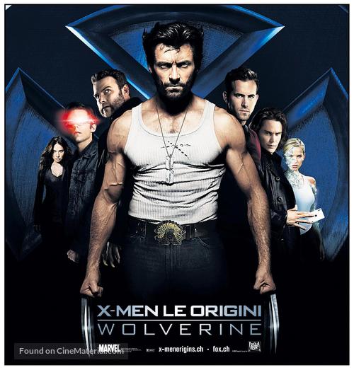 X-Men Origins: Wolverine - Swiss Movie Poster