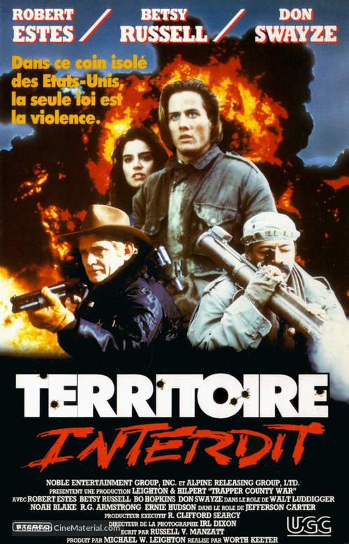 Trapper County War - French Movie Poster