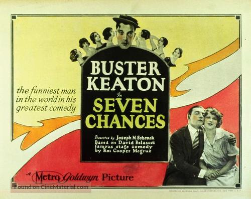 Seven Chances - Movie Poster