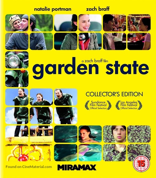 Garden State - British Blu-Ray movie cover
