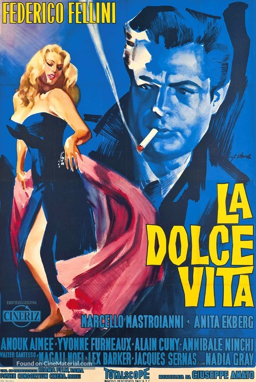 La dolce vita - Italian Movie Poster