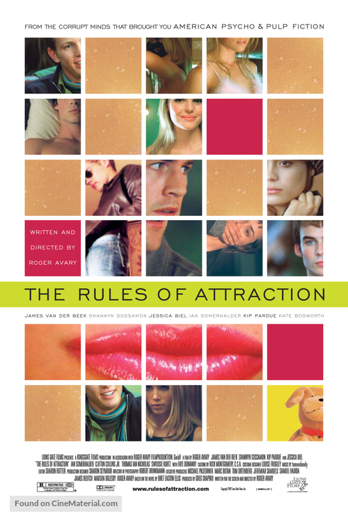 The Rules of Attraction - Movie Poster