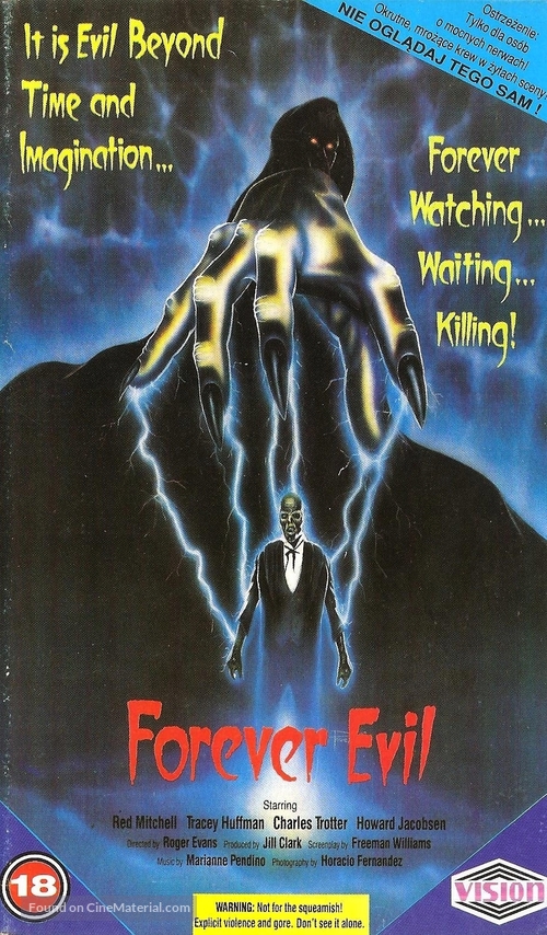 Forever Evil - British VHS movie cover