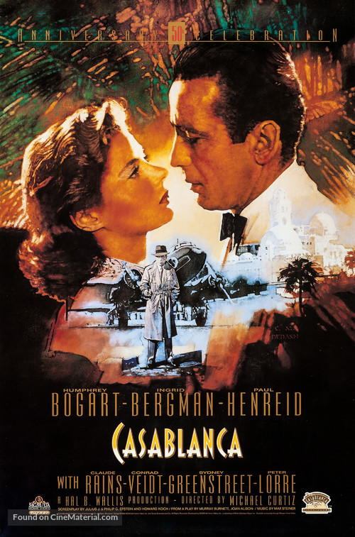 Casablanca - Video release movie poster