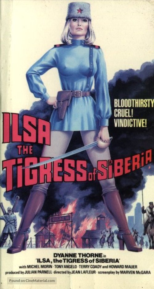Ilsa the Tigress of Siberia - VHS movie cover