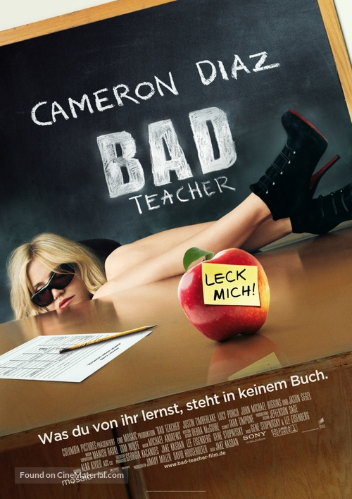 Bad Teacher - German Movie Poster
