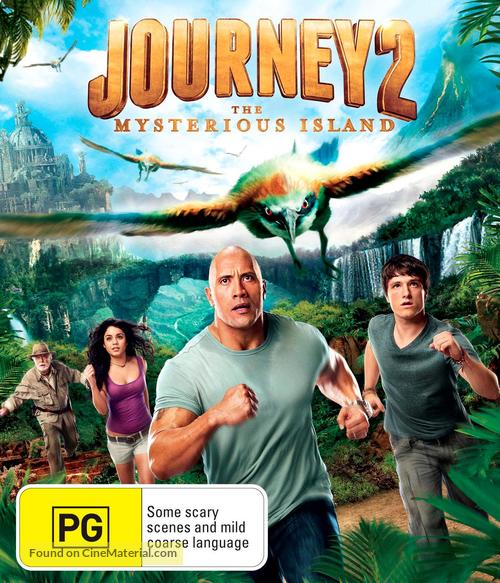 Journey 2: The Mysterious Island - Australian Blu-Ray movie cover