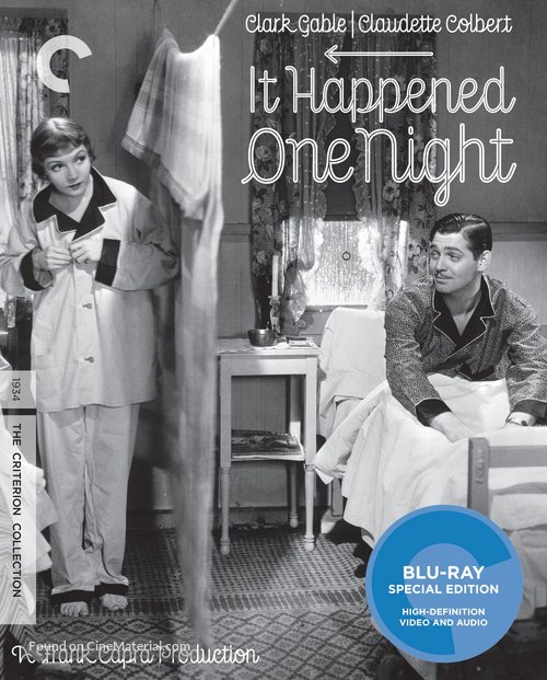 It Happened One Night - Blu-Ray movie cover