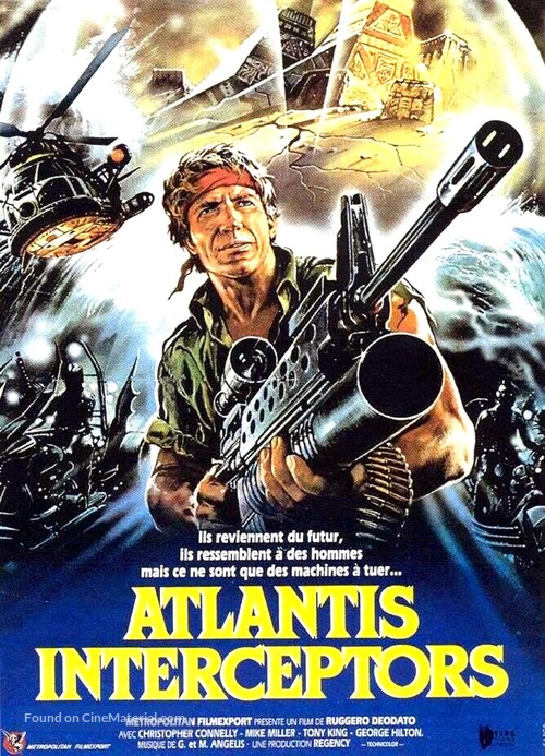 I predatori di Atlantide - French Movie Poster