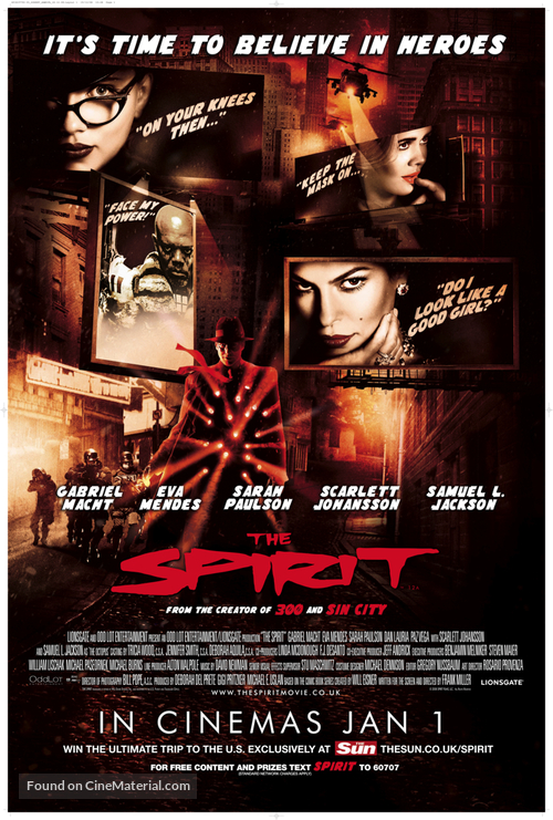 The Spirit - British Movie Poster