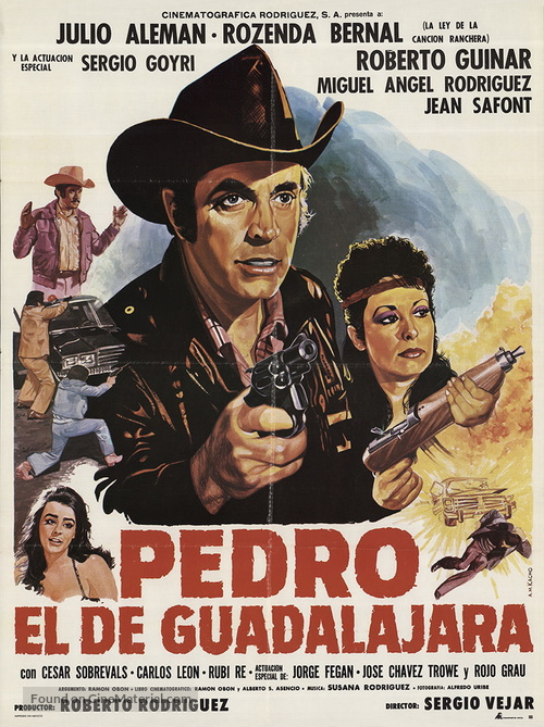 Pedro el de Guadalajara - Mexican Movie Poster