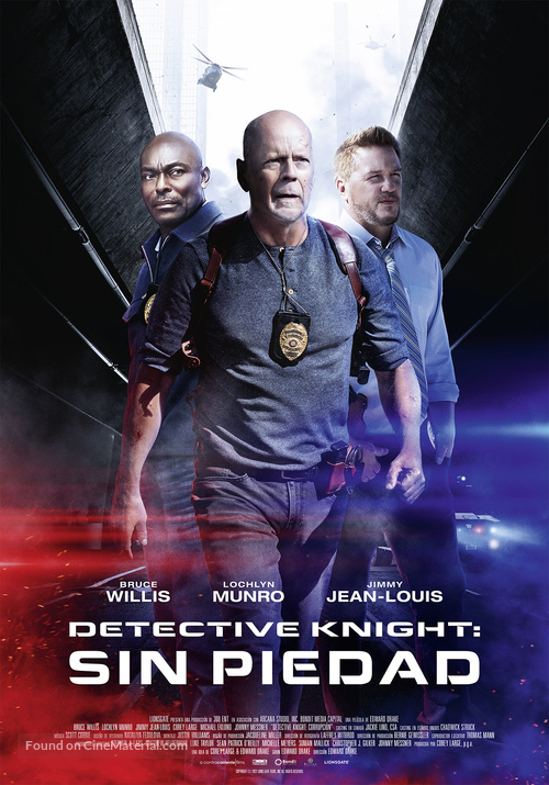 Detective Knight: Rogue - Spanish Movie Poster
