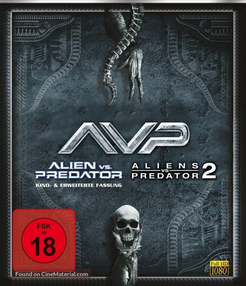 AVP: Alien Vs. Predator - German Blu-Ray movie cover