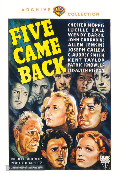 Five Came Back - DVD movie cover