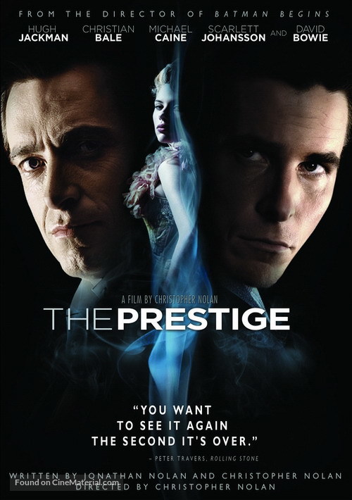 The Prestige - DVD movie cover