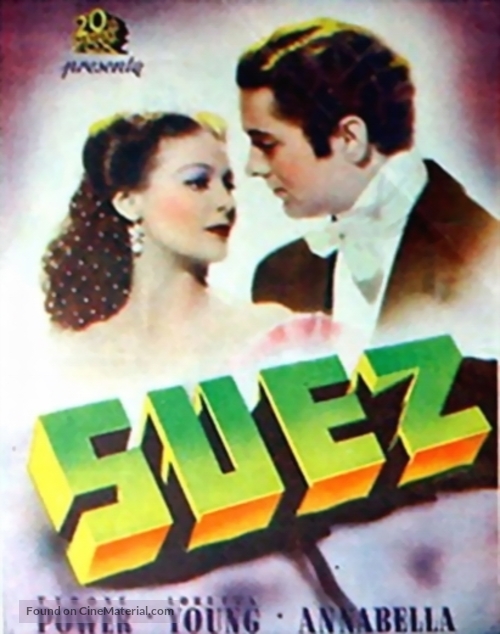Suez - Spanish Movie Poster