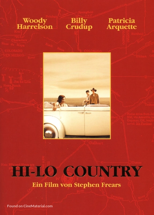 The Hi-Lo Country - German DVD movie cover