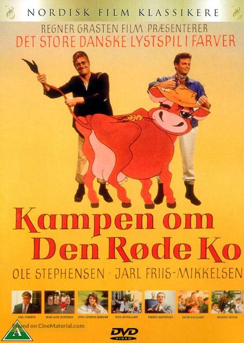 Kampen om den r&oslash;de ko - Danish DVD movie cover