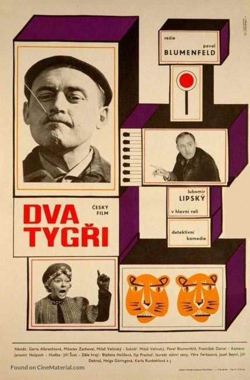 Dva tygri - Czech Movie Poster