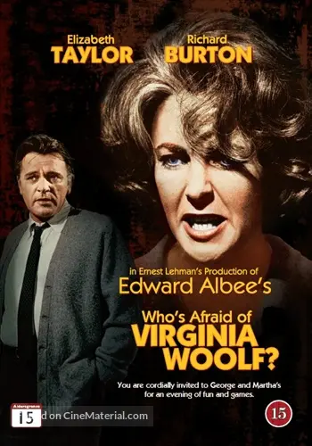 Who&#039;s Afraid of Virginia Woolf? - Danish DVD movie cover