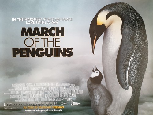 March Of The Penguins - British Movie Poster