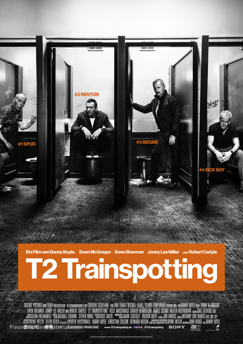 T2: Trainspotting - German Movie Poster
