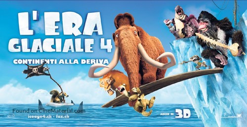 Ice Age: Continental Drift - Swiss Movie Poster